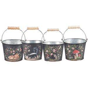 Woodland Spring Bucket Set Primitives by Kathy